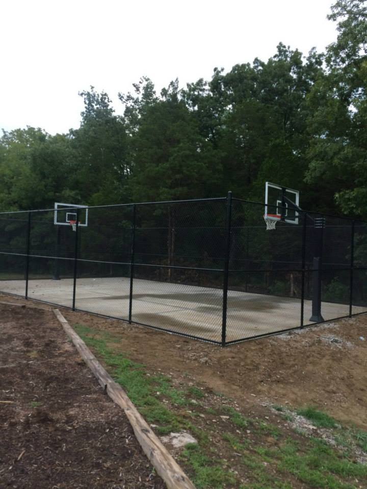 Basketball courts, Tennis Courts, and Netting